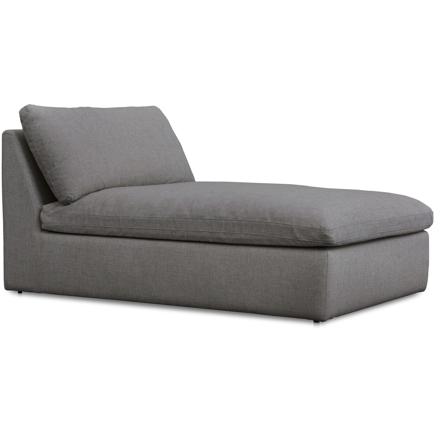 Miles Grey Outdoor Chaise in Light Grey